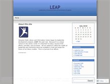 Tablet Screenshot of libraryleaders.wordpress.com