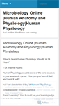 Mobile Screenshot of humanphysiology1.wordpress.com