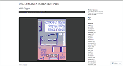 Desktop Screenshot of dellumanta.wordpress.com