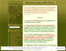Tablet Screenshot of biblereaderjc28.wordpress.com