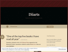 Tablet Screenshot of diiarts.wordpress.com