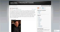 Desktop Screenshot of answerjunket.wordpress.com