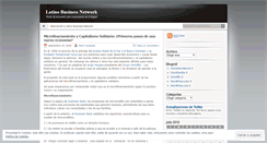 Desktop Screenshot of latinobusinessnetwork.wordpress.com