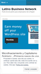 Mobile Screenshot of latinobusinessnetwork.wordpress.com