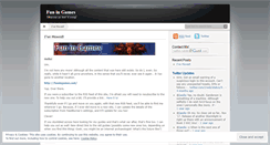 Desktop Screenshot of funingames.wordpress.com