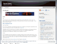 Tablet Screenshot of funingames.wordpress.com
