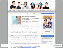 Tablet Screenshot of howtoassertive.wordpress.com