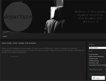 Tablet Screenshot of daeparture.wordpress.com