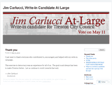 Tablet Screenshot of jimcarlucci.wordpress.com