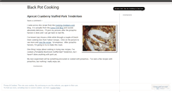 Desktop Screenshot of blackpotcooking.wordpress.com