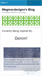 Mobile Screenshot of megmacdesigns.wordpress.com