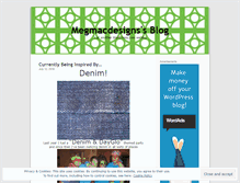 Tablet Screenshot of megmacdesigns.wordpress.com