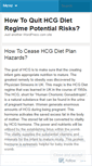 Mobile Screenshot of howtobuyhcgonline.wordpress.com