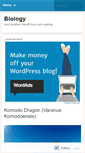 Mobile Screenshot of biologyassignment.wordpress.com