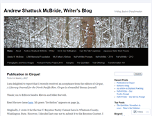 Tablet Screenshot of andrewsmcbride.wordpress.com