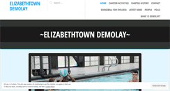 Desktop Screenshot of elizabethtowndemolay.wordpress.com