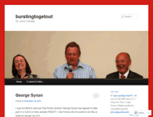 Tablet Screenshot of burstingtogetout.wordpress.com