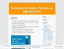 Tablet Screenshot of elementosytecnicas.wordpress.com