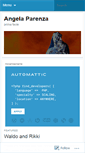 Mobile Screenshot of angelaparenza.wordpress.com