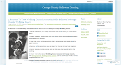 Desktop Screenshot of orangecountyballroomdancing.wordpress.com