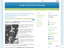 Tablet Screenshot of orangecountyballroomdancing.wordpress.com