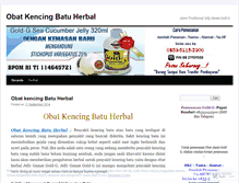 Tablet Screenshot of obatkencingbatuherbalblog.wordpress.com