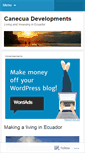 Mobile Screenshot of canecua.wordpress.com