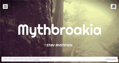 Desktop Screenshot of mythbroakia.wordpress.com