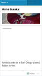 Mobile Screenshot of anneisaaks.wordpress.com