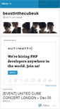 Mobile Screenshot of beastinthecubeuk.wordpress.com