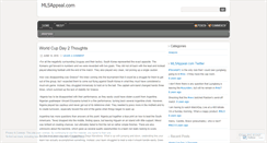 Desktop Screenshot of mlsappeal.wordpress.com
