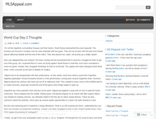 Tablet Screenshot of mlsappeal.wordpress.com