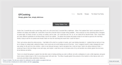 Desktop Screenshot of gfcooking.wordpress.com