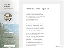 Tablet Screenshot of callmebeloved.wordpress.com