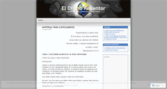 Desktop Screenshot of eldivinoredentor.wordpress.com