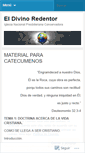 Mobile Screenshot of eldivinoredentor.wordpress.com