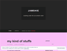 Tablet Screenshot of jamshie.wordpress.com