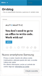 Mobile Screenshot of orvblog.wordpress.com