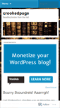Mobile Screenshot of crookedpage.wordpress.com