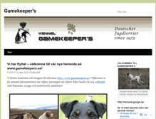 Tablet Screenshot of gamekeepers.wordpress.com