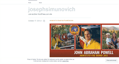 Desktop Screenshot of josephsimunovich.wordpress.com