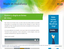 Tablet Screenshot of madeinandalusia.wordpress.com