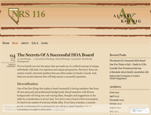 Tablet Screenshot of nrs116.wordpress.com
