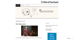 Desktop Screenshot of criticalinstant.wordpress.com