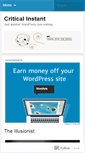 Mobile Screenshot of criticalinstant.wordpress.com