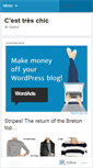 Mobile Screenshot of cesttreschic.wordpress.com