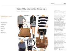 Tablet Screenshot of cesttreschic.wordpress.com