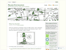 Tablet Screenshot of praxisfound.wordpress.com