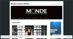 Desktop Screenshot of mondecreativestudios.wordpress.com