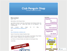 Tablet Screenshot of clubpenguinalashop.wordpress.com